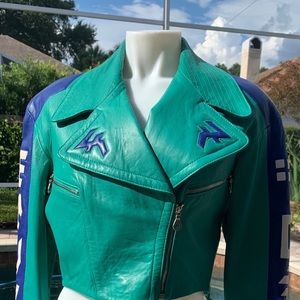 🎊7xHP🎊 Vintage Michael Hoban North Beach Moto Jacket